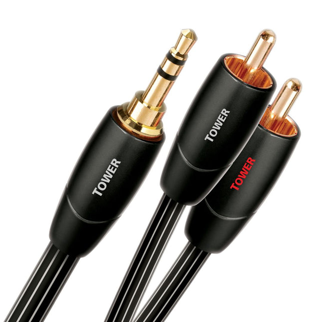 AudioQuest Tower Jack to Phono RCA Analogue Interconnect Cables