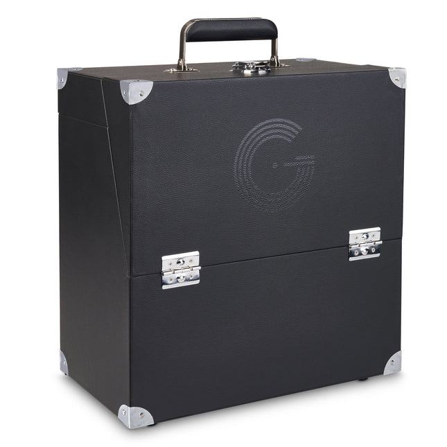 Legend Vinyl Record Storage Case Front Opening Holds 35 Up To LPs