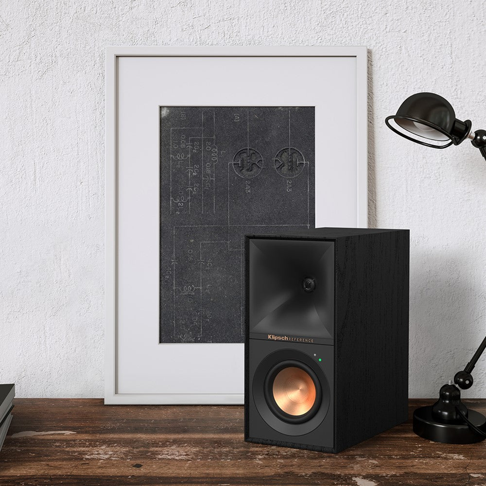 Klipsch R-40PM Powered Active Bookshelf Speakers Pair – Joe Audio
