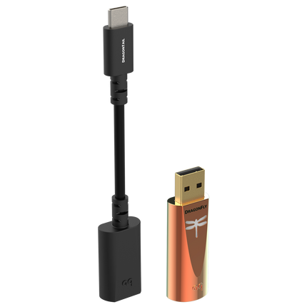 Audioquest DragonFly Copper Digital-to-Analog Converter USB Headphone Amp