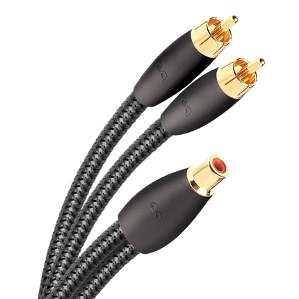 Audioquest FLX-X F22M RCA Y Splitter 1 x Female RCA > 2 x Male RCA