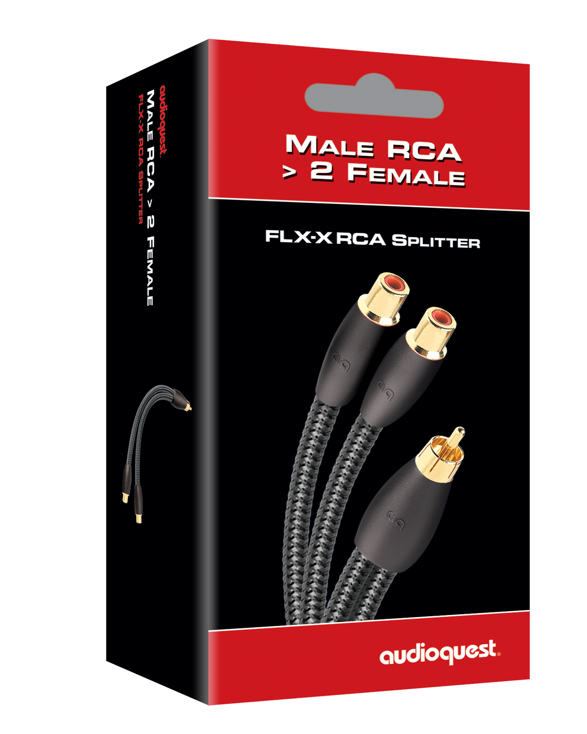5y Rca Audioquest FLX-X M22F RCA Y Splitter - 1 x Male RCA > 2 x Female RCA ...