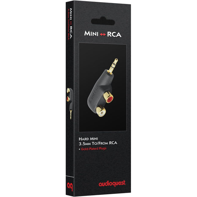 AudioQuest Adaptor - Hard Mini 3.5mm <> 2x Female RCA