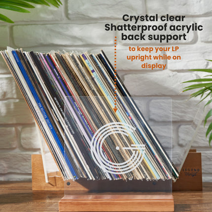 Legend Vinyl LP Display Stand “Now Playing”
