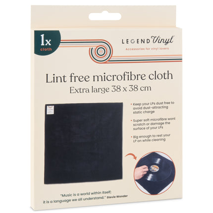 Legend Vinyl Lint Free Vinyl Record Microfibre Cleaning Cloth