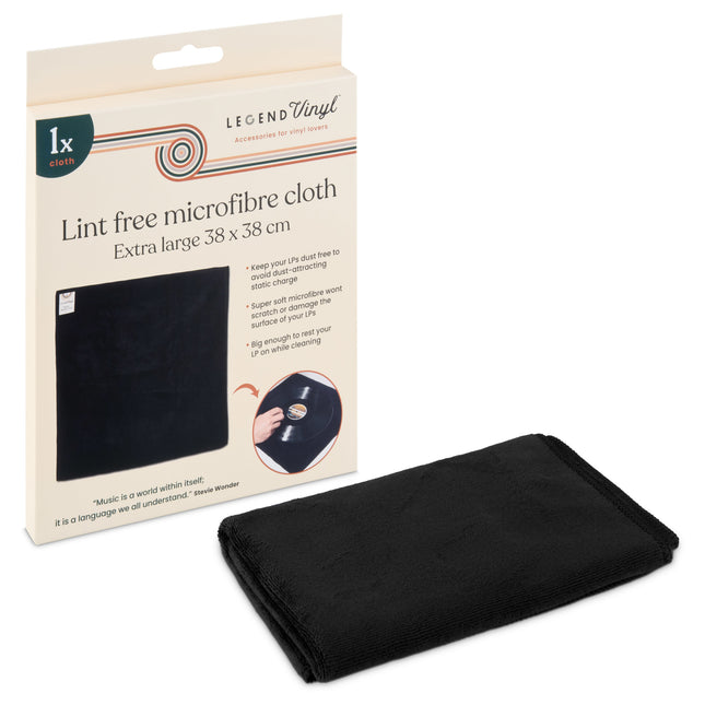 Legend Vinyl Lint Free Vinyl Record Microfibre Cleaning Cloth