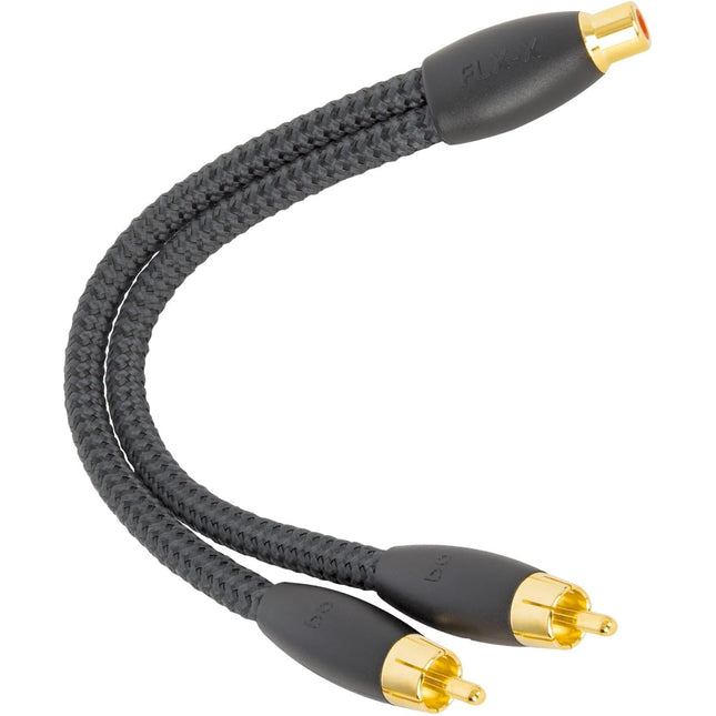 Audioquest FLX-X F22M RCA Y Splitter 1 x Female RCA > 2 x Male RCA
