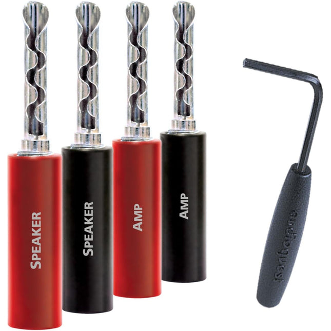 Audioquest SureGrip® 100 BFA/Banana Plugs Pack of 8