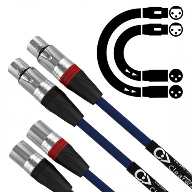 ClearwayX ARAY Analogue 2XLR to 2XLR Cables