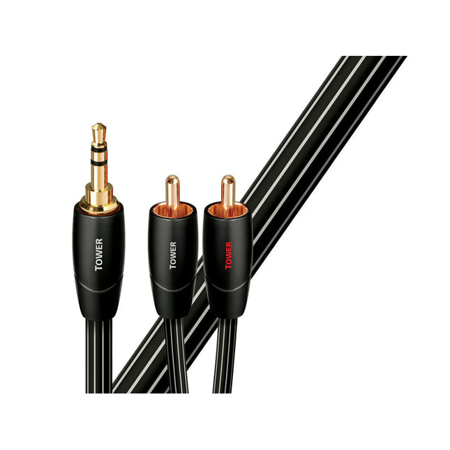 AudioQuest Tower Jack to Phono RCA Analogue Interconnect Cables