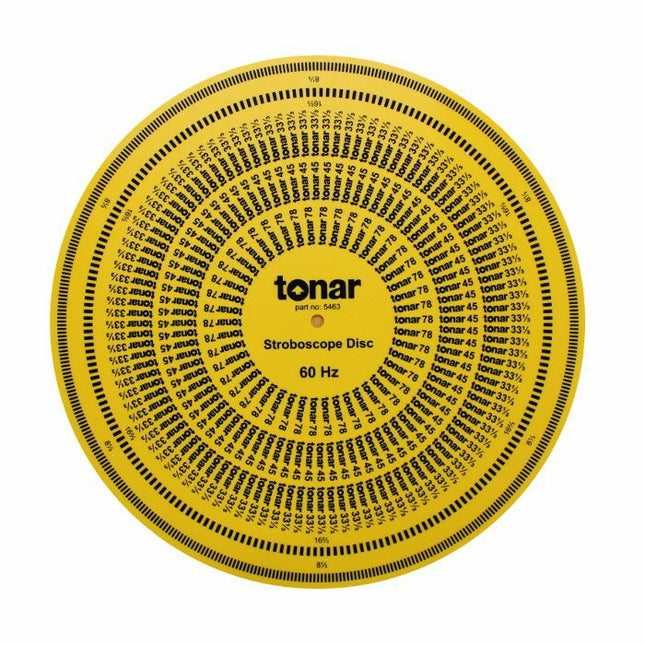 Tonar 12 Inch Deluxe Acrylic Stroboscope Disc