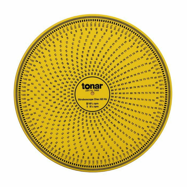 Tonar 12 Inch Acrylic Stroboscope Disc for all Speeds
