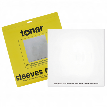 Tonar 12 Inch Anti-Static Outer Record Sleeves - Pack of 25