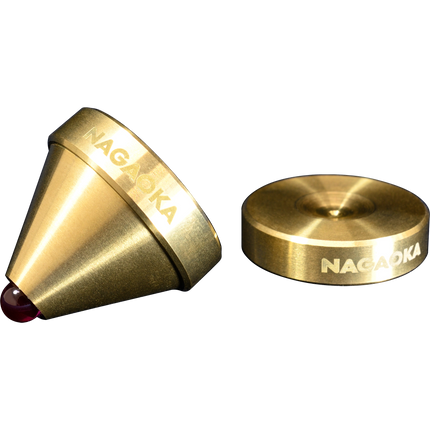 Nagaoka Brass & Ruby Insulation Feet - Set of 4