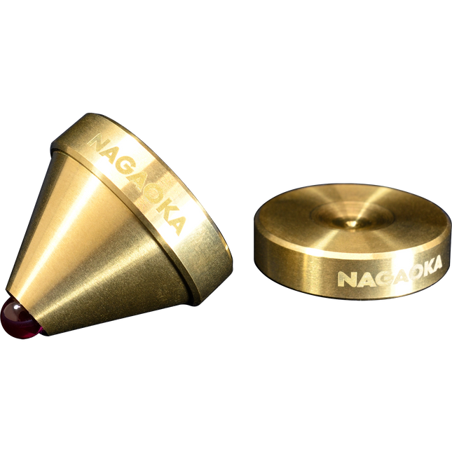 Nagaoka Brass & Ruby Insulation Feet - Set of 4