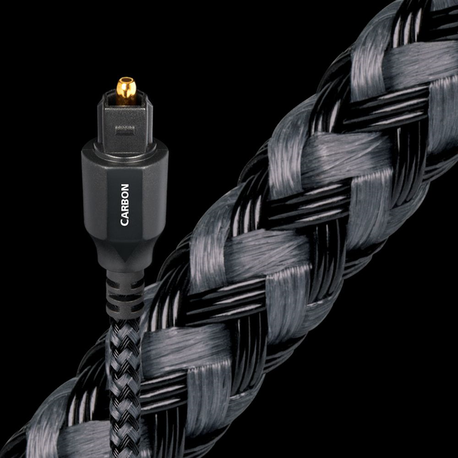 AudioQuest Carbon Optical Toslink Cable (3.5mm Mini Adapter Included)