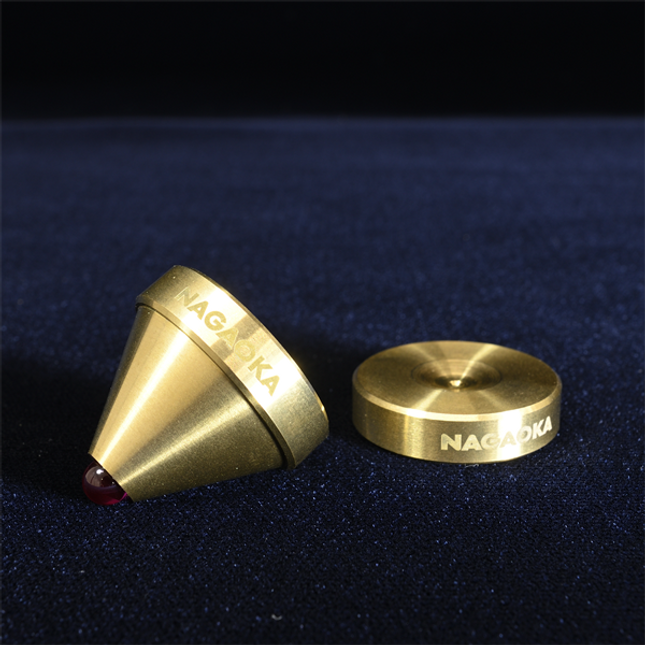 Nagaoka Brass & Ruby Insulation Feet - Set of 4