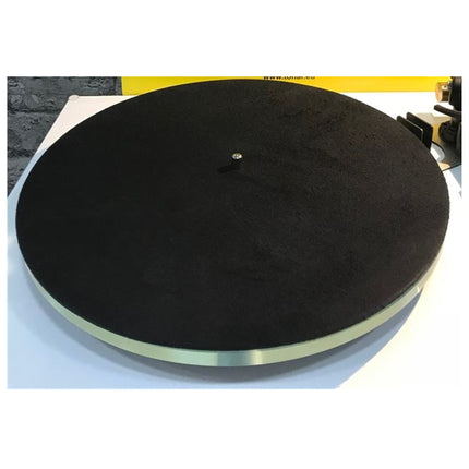 Tonar Black Leather Turntable Mat