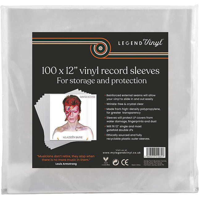 Legend Vinyl 12″ LP Sleeves For Vinyl Records