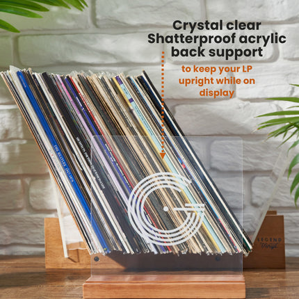 Legend Vinyl LP Display Stand “Now Playing”
