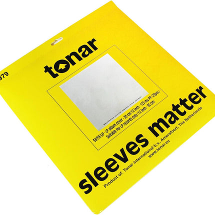 Tonar 12 Inch Anti-Static Outer Record Sleeves - Pack of 25