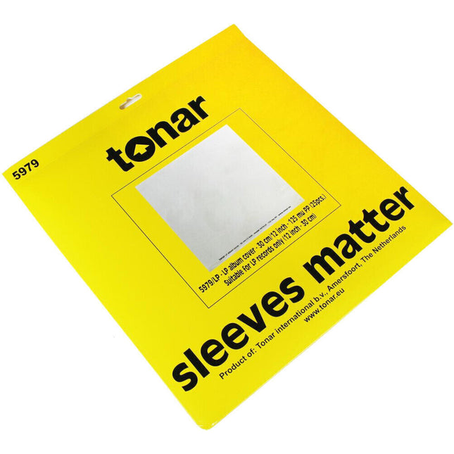 Tonar 12 Inch Anti-Static Outer Record Sleeves - Pack of 25
