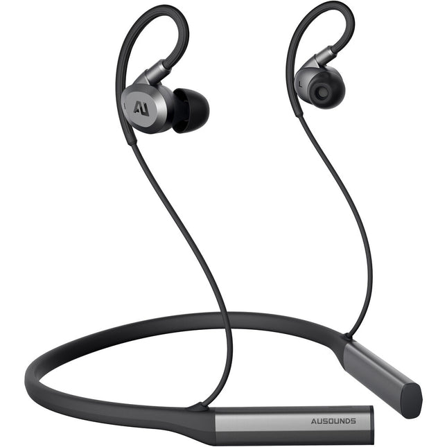 AUSounds AU-Flex ANC Wireless Bluetooth Neckband Planar Earphones - Black