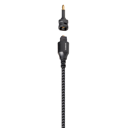 AudioQuest Carbon Optical Toslink Cable (3.5mm Mini Adapter Included)