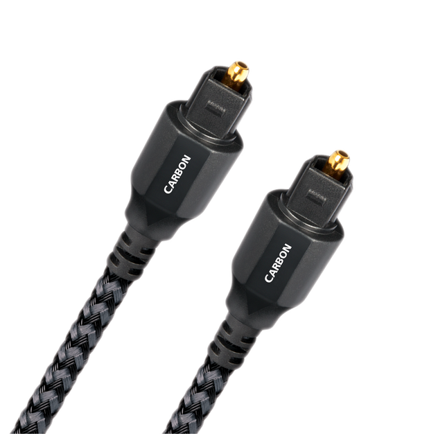 AudioQuest Carbon Optical Toslink Cable (3.5mm Mini Adapter Included)