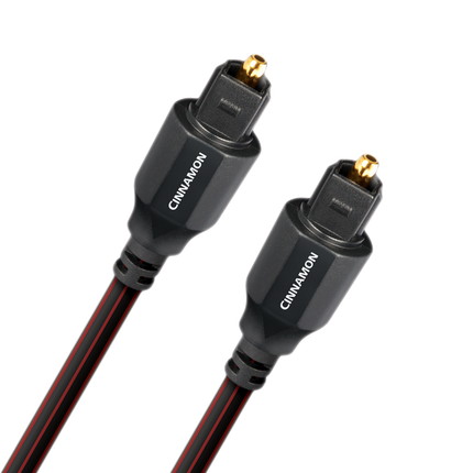 AudioQuest Cinnamon Optical Toslink Cable (3.5mm Mini Adapter Included)