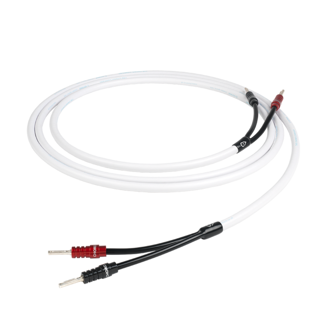Chord C-ScreenX Terminated with ChordOhmic banana plug Speaker Cable
