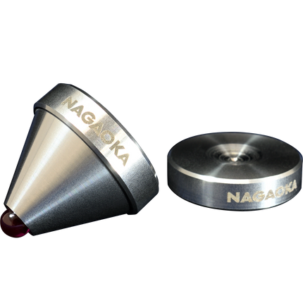 Nagaoka Stainless Steel & Ruby Insulation Feet - Set of 4